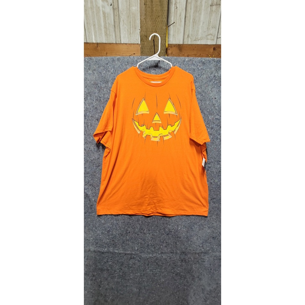 Celebrate Halloween Jacko Smile Solar Orange NWT Size‎ 3XL